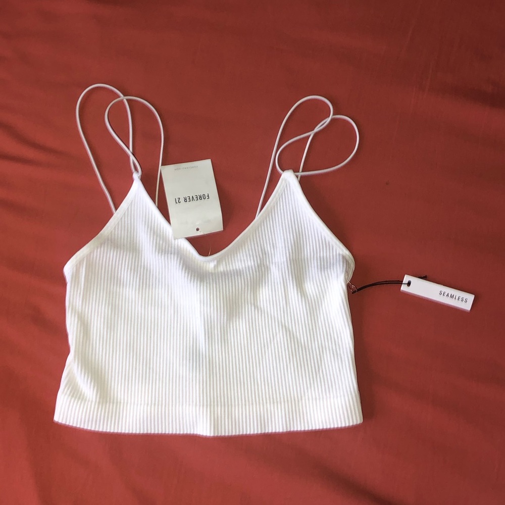 F21 cropped tank top